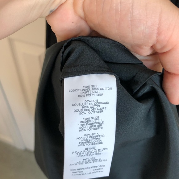 J.Crew black tie dress. - Picture 4 of 8